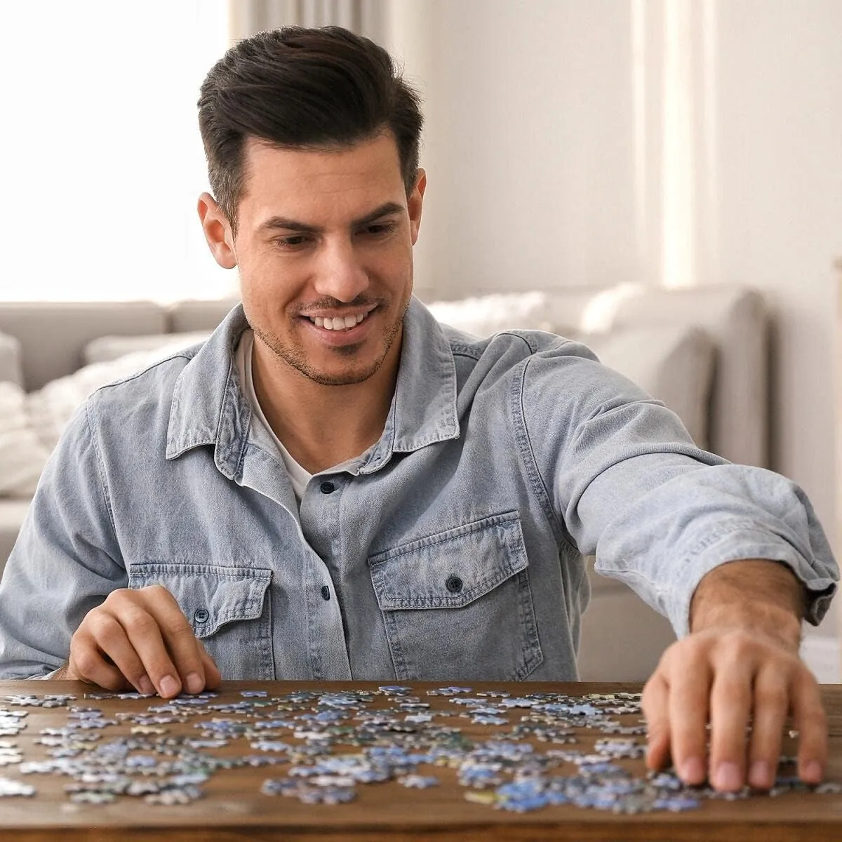 Moruska Water Lilies by Claude Monet Jigsaw Puzzle 1000