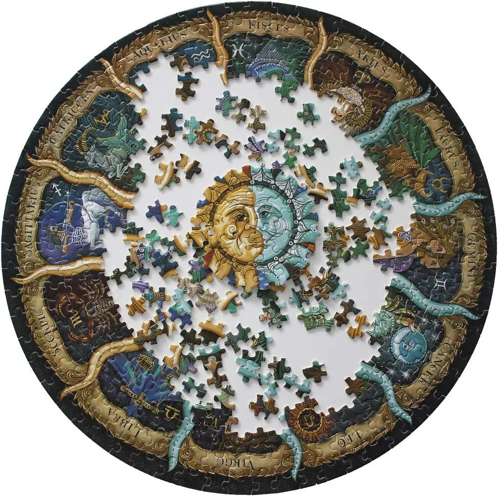 Moruska 500 Piece Puzzles for Adults- Zodiac Constellation Puzzle-