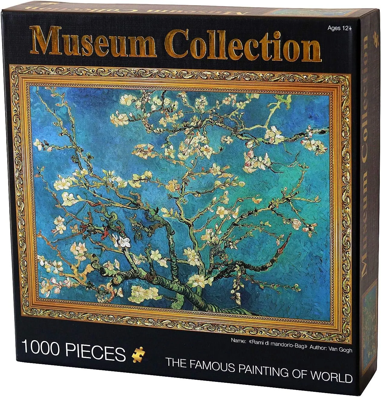 Moruska Almond Blossom by Vincent Van Gogh Jigsaw Puzzle