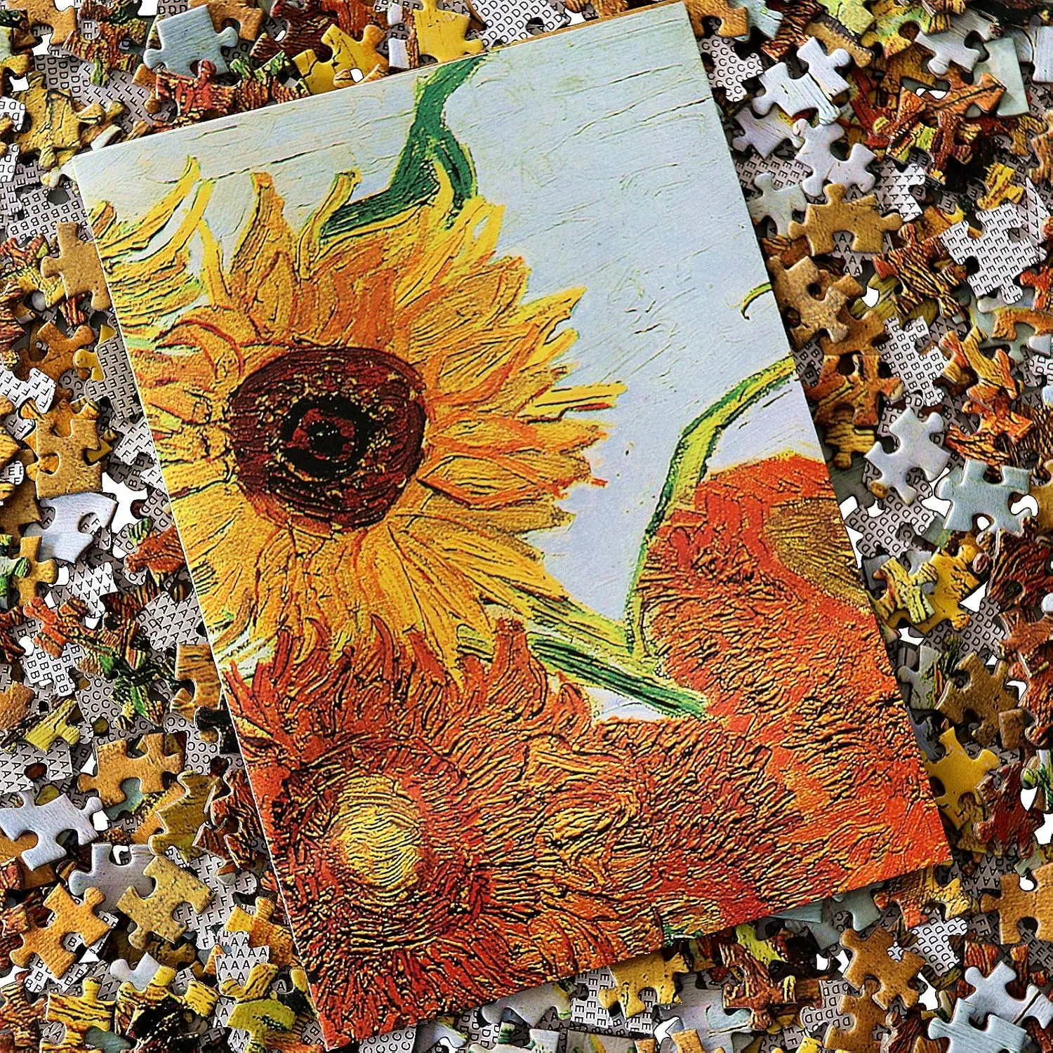 Moruska Sunflowers by Vincent Van Gogh Jigsaw Puzzle 1000
