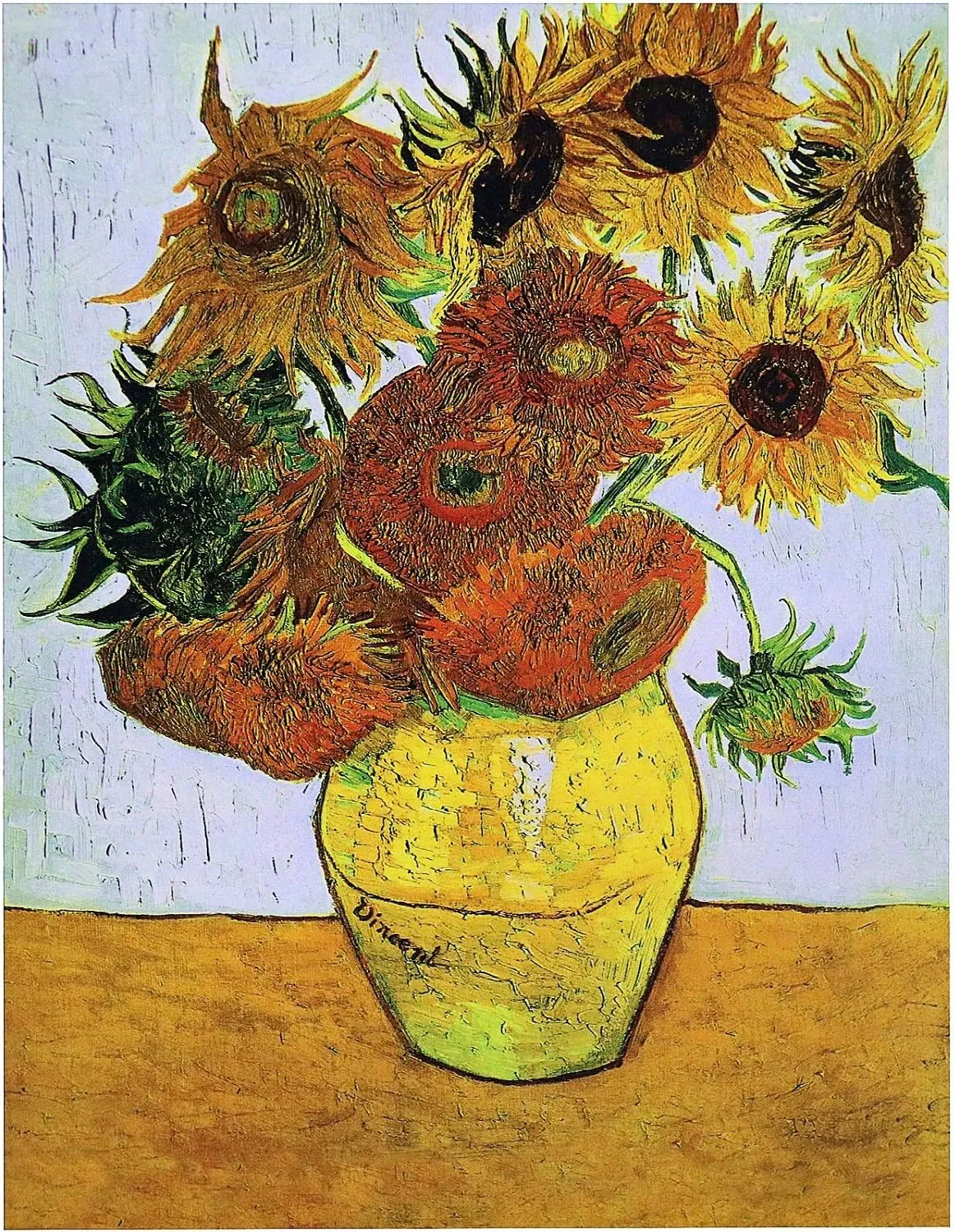 Moruska Sunflowers by Vincent Van Gogh Jigsaw Puzzle 1000